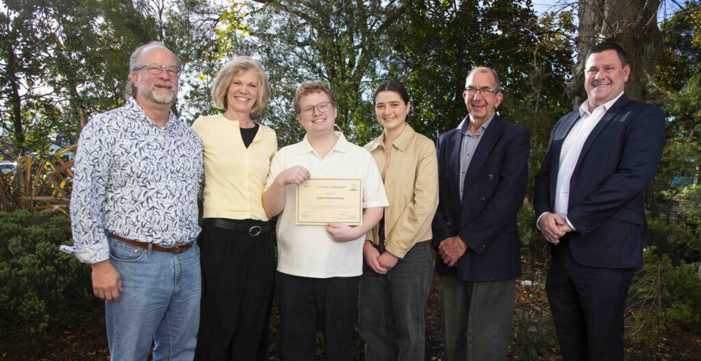 Sam Dannenberg Awarded 2025 Southern Hearing Charitable Trust – Forsyth Barr Scholarship