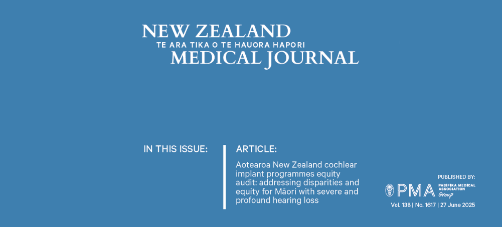 Research Published in NZ Medical Journal: Equity in Cochlear Implant Access for Māori